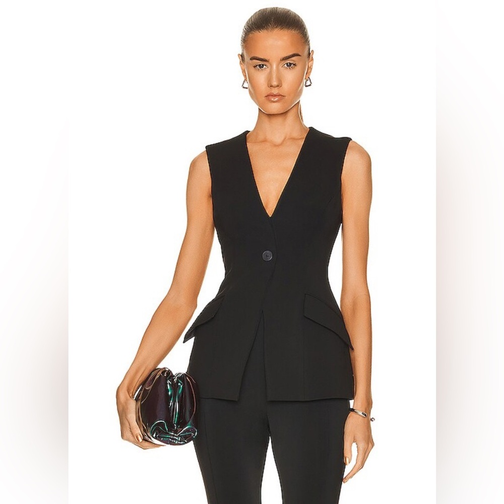 ET OCHS Amelia structure vest top black